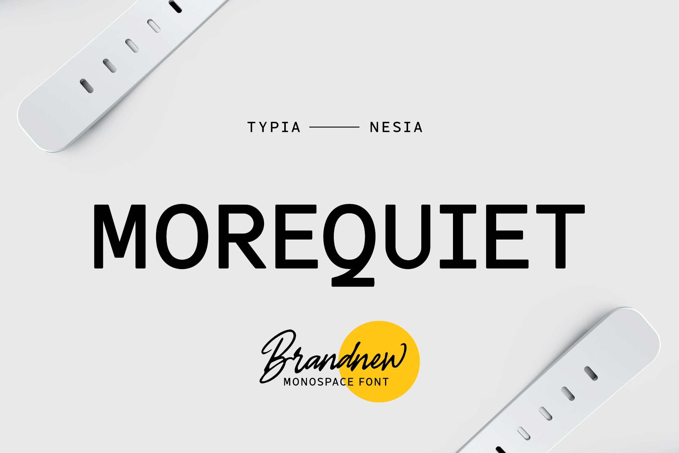 Morequiet Font by Typia Nesia preview