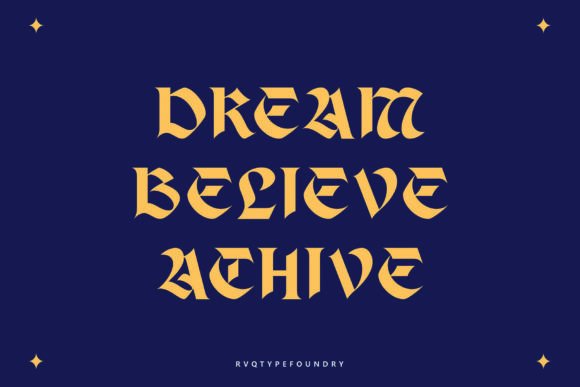 Sevens Font PNG with transparent background - Preview 1
