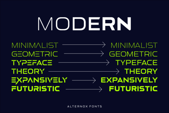 Alternox Font - Preview 1