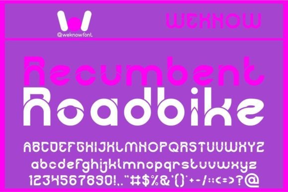 Bicycle Font - Preview 3