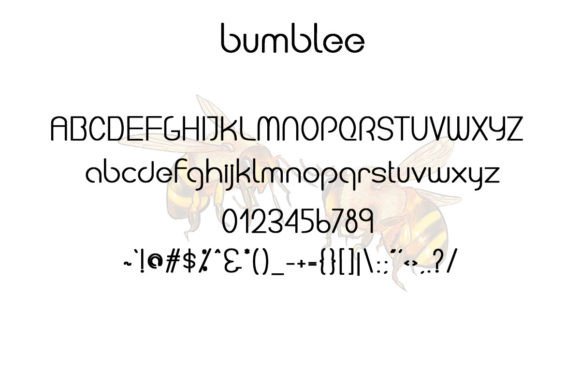 Bumblee Font - Preview 1
