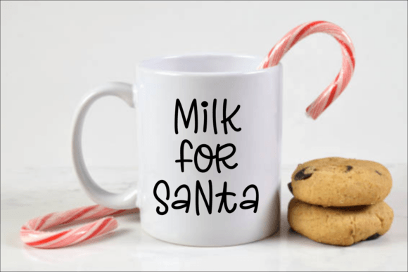 Christmas Blooming Font PNG with transparent background - Preview 4