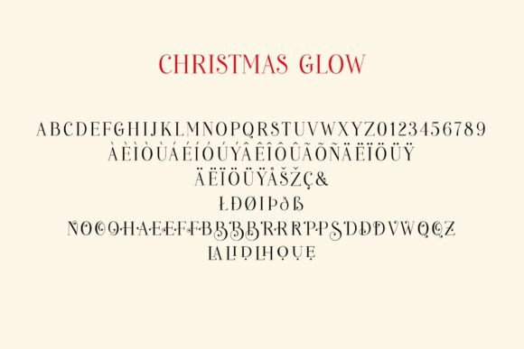 Christmas Glow Font - Preview 2