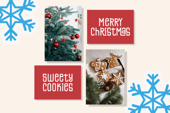 Christmas Rainbows Font - Preview 4
