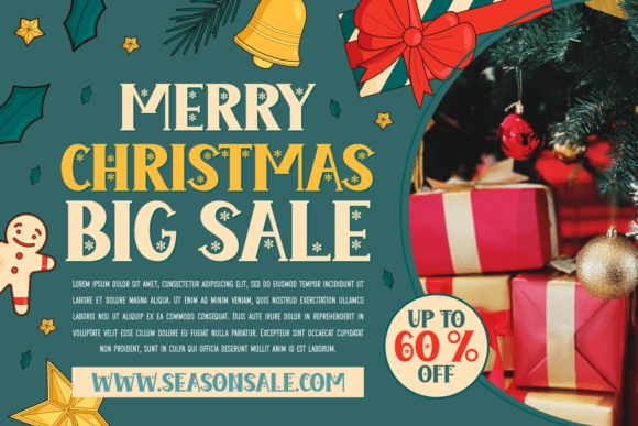 Christmas Snowtext Font - Preview 1