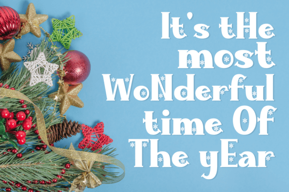 Christmas Snowtext Font - Preview 3