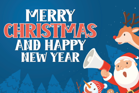 Christmas Snowtext Font - Preview 4