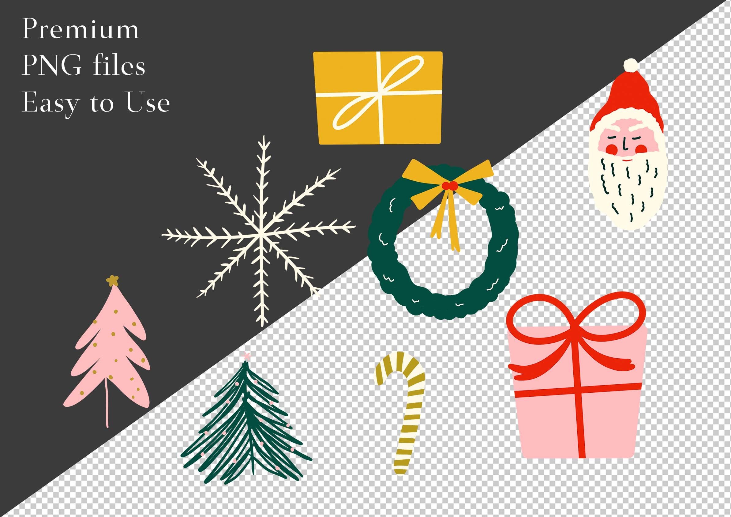 Cute Christmas Decorative Clipart - photo 2