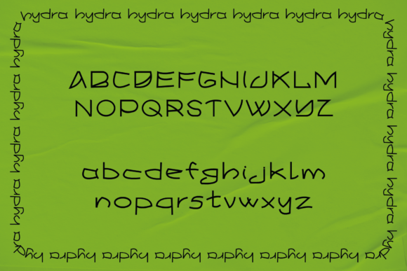 Hydra Font PNG with transparent background - Preview 1