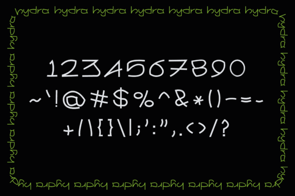 Hydra Font - Preview 5