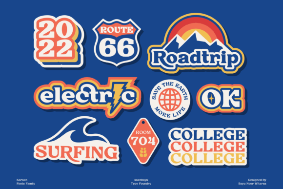 Korsen Font PNG with transparent background - Preview 3