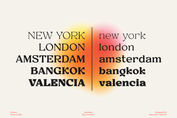 Korsen Font PNG with transparent background - Preview 5