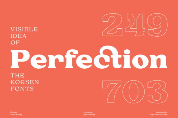 Korsen Font PNG with transparent background - Preview 6
