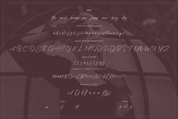 Mahogan Fabellard Font font preview - 5
