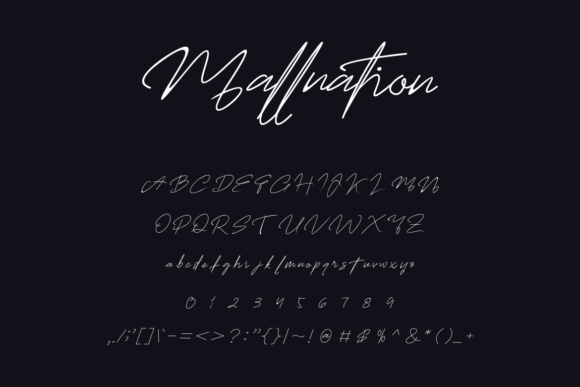 Mallnation Font PNG with transparent background - Preview 3