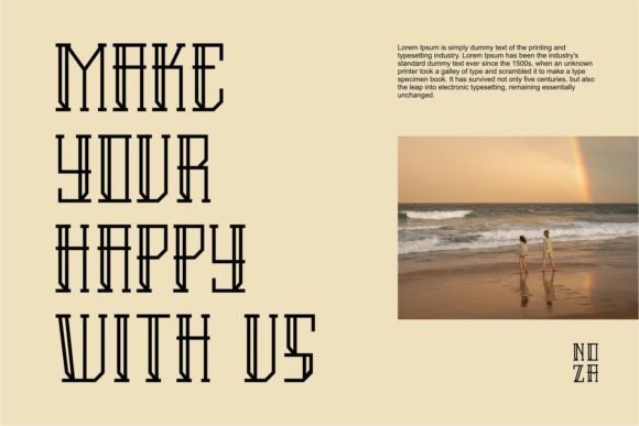 Noza Font PNG with transparent background - Preview 2