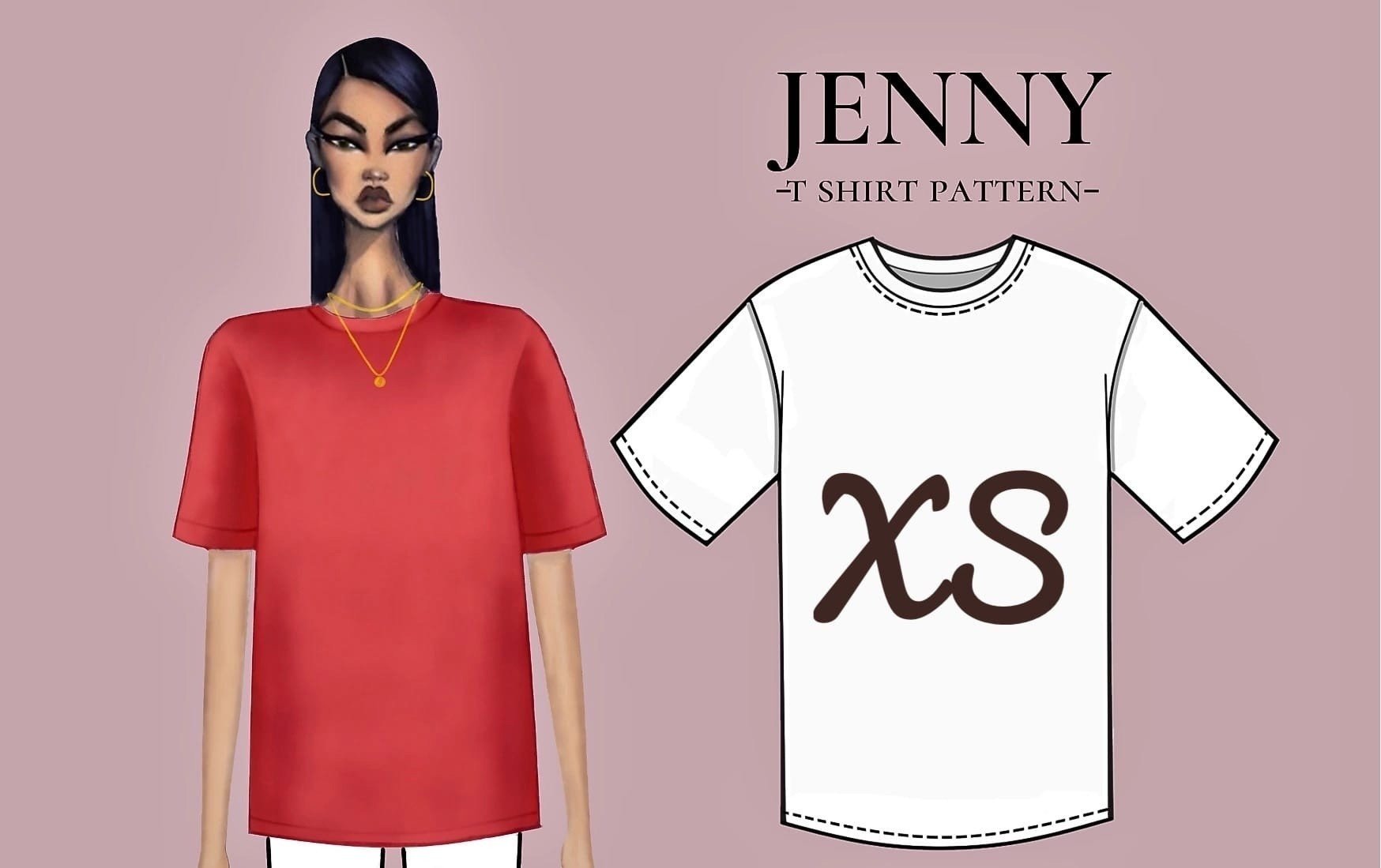 Oversized Basic T-Shirt Women Basic XS