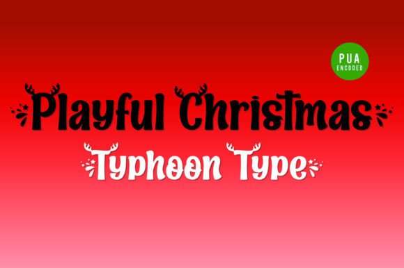 Playful Christmas Font PNG with transparent background - Preview 2