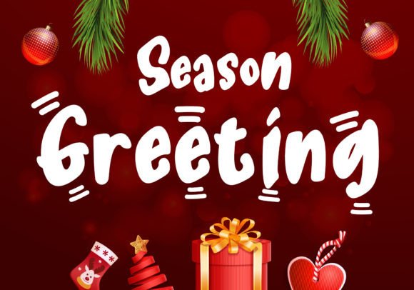 Season Shake Font PNG with transparent background - Preview 3