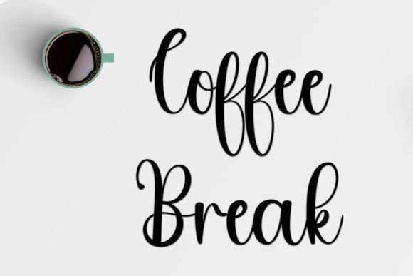 Simple Minimalist Font PNG with transparent background - Preview 1