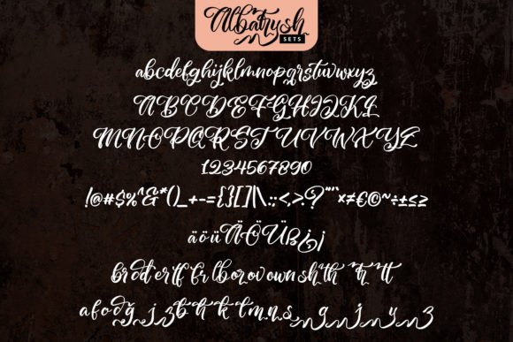 Albatrysh Font - Preview 4