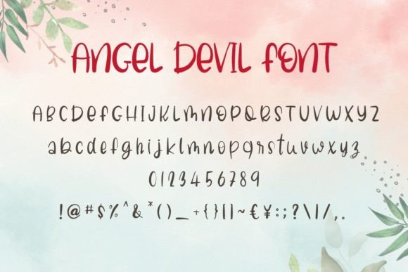 Angel Devil Font - Preview 5
