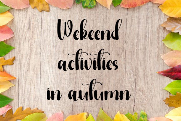 Autumn Font - Preview 1