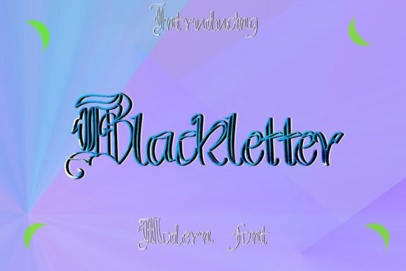 Blackletter Font - Preview 2