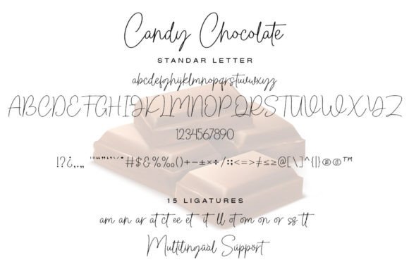 Candy Chocolate Font - Preview 1