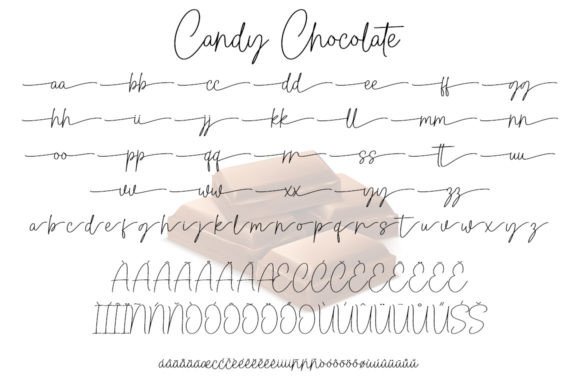 Candy Chocolate Font - Preview 2