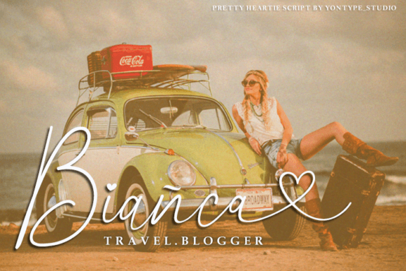 Dianda Hudson Font PNG with transparent background - Preview 2