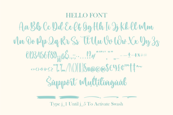 Hello Font - Preview 6