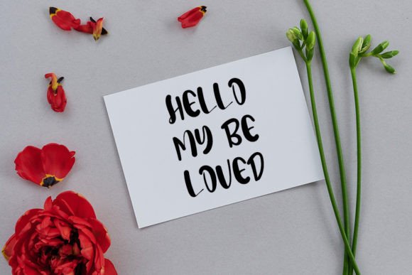 Love Language Font PNG with transparent background - Preview 3