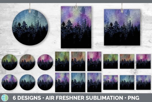 Night Air Freshener | Camping Sublimatio Graphic Illustrations By Enliven Designs
