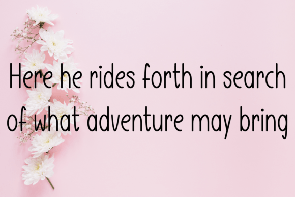 Adventure Font - Preview 2