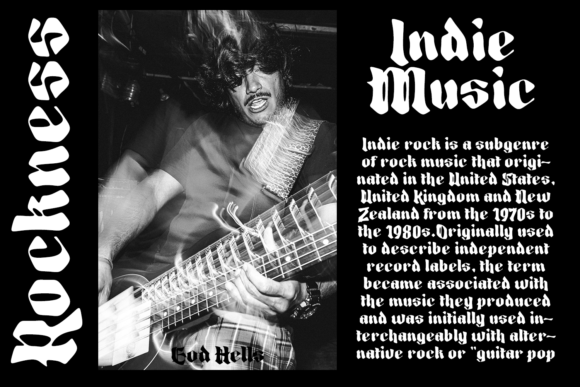 God Hells Font - Preview 5