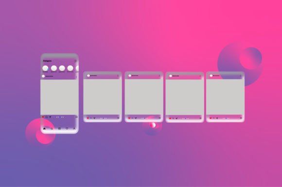 Instagram Carousel Post Template Graphics