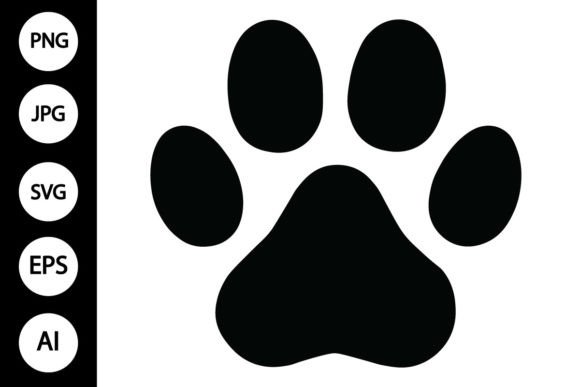 Black Paw Svg