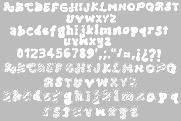 Christmas Fun Duo Font PNG with transparent background - Preview 5