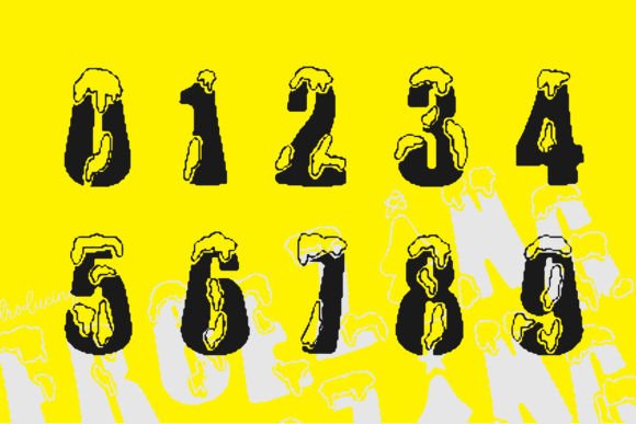 Freezing Font - Preview 5