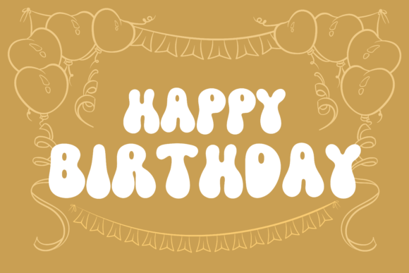 Groovy Party Font - Preview 4