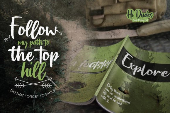 Hi Dudes Font PNG with transparent background - Preview 3