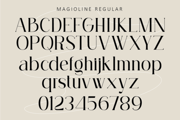 Magioline Font PNG with transparent background - Preview 6