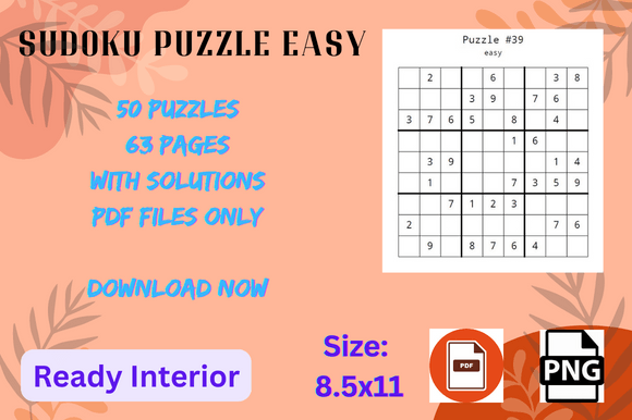 Sudoku Adult Activity for Kids KDP Book Graphic by Jerin Design ...