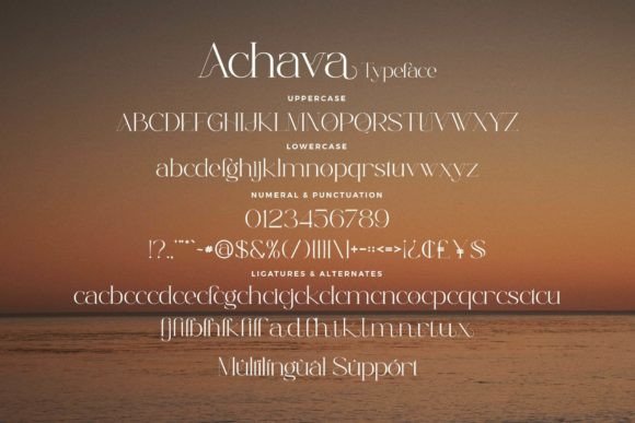 Achava Font - Preview 6