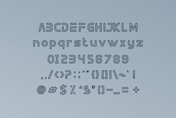 Avaner Lines Font - Preview 1