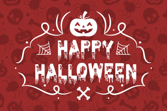 Blood on Skull Font - Preview 2