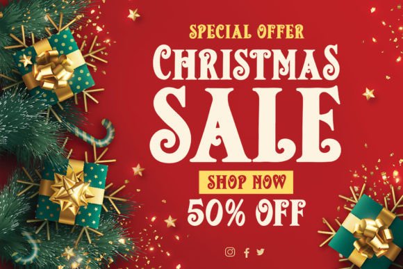 Christmas Mozart Font PNG with transparent background - Preview 2
