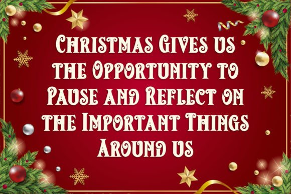 Christmas Mozart Font PNG with transparent background - Preview 3