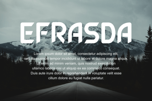 Efrasda Font - Preview 2